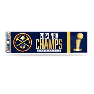 Licensed Denver Nuggets 2023 Championship Bumper Sticker